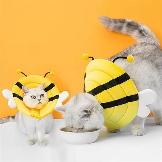 Petzy BeeCone™ – Soft Cotton Recovery Collar for Cats